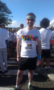 Getting ready to get colourful.